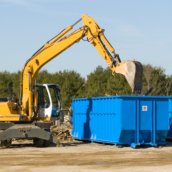 are there any restrictions on where a residential dumpster can be placed in Thiensville Wisconsin